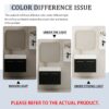 Modern Style 30" Wall Mounted Bathroom Vanity With Resin Sink And Storage Rack Plywood - Black Chestnut - Image 10