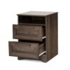 Broxon - 2 Drawer Nightstand - Walnut - Image 7