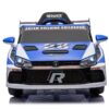 12V4A 20W*2 One Button Start, Forward And Backward, High And Low Speed, Music, Front Light, Power Display, Two Doors Can Open, 2.4G R / C, Seat Belt Four Wheel Absorber Kids Ride On Car - Blue - Image 11
