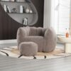 Soft Bean Bag Chair With High Resilient Foam (Chips) - Coffee - Image 18
