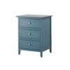 Daniel - Transitional Nightstand - Teal - Image 4