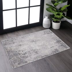 Marfi - 2' X 3' Abstract Area Rug - Ivory / Sand