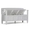 Brooklyn - Entryway Storage Bench - White - Image 2