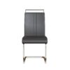 Modern Dining Chairs (Set of 2), Side & Kitchen Chairs With Padded Seat High Back, For Dining, Kitchen, Living Room - Gray - Image 12