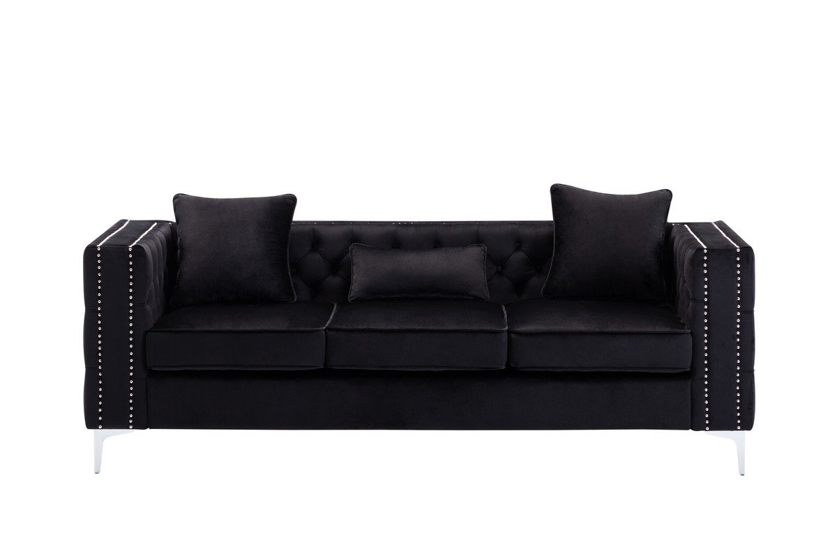 Lorreto - Sofa - Black - Image 4