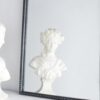 Classic Design Mirror With And Baroque Inspired Frame For Bathroom, Entryway Console Lean Against Wall - Black - Image 7