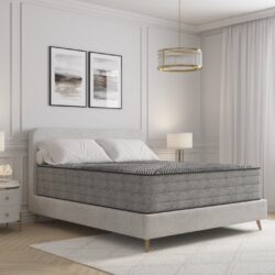 Pure Ice - 14" Full Lux Firm Quilted Mattress - Black