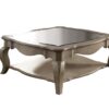 Chelmsford - Clear Glass Coffee Table - Taupe - Image 7