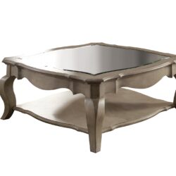 Chelmsford - Clear Glass Coffee Table - Taupe