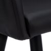 Dining Chair, Side, Upholstered For Dining Room (Set of 2) - Black - Image 8