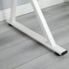 Adjustable Tempered Glass Drafting Printing Table With Chair - White - Image 5