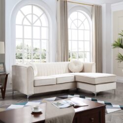 Delray - Sofa Chaise - Ivory