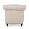 Chaise Lounge With Button Tufted Diamon Stitch - Beige - Image 9
