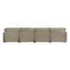 Modern Sofa Modular Sofa Couch Upholstered Corduroy L - Shape Sectional Sofa, Side Storage Pockets For Living Room - Brown - Image 21