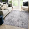 Marfi - 5' X 7' Abstract Area Rug - Ivory / Sand - Image 2
