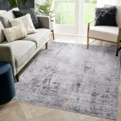 Marfi - 5' X 7' Abstract Area Rug - Ivory / Sand