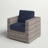 Club Chair With Cushions - Gray Mix - Image 5
