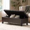 Nebulous - Upholstered Ottoman With Storage And Diamond Tufted Seat - Brown - Image 7