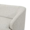 Mid Century Modern Loveseat With Polyester Upholstery And Birch Wood Frame - Beige - Image 11
