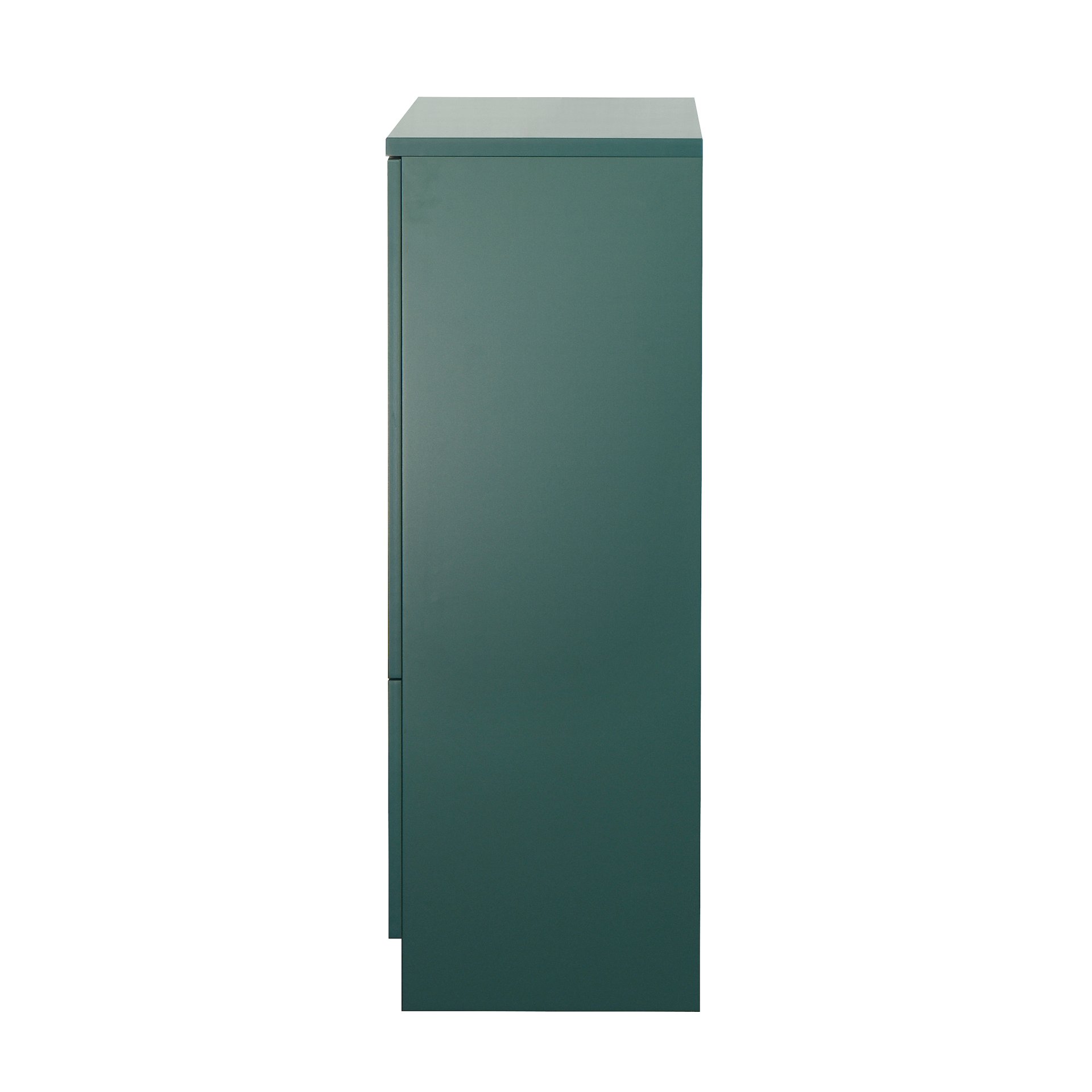 Modern Painted Cabinet With Glass Doors And Drawer - Green - Image 22