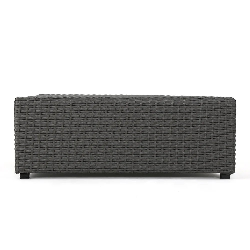 Santa Cruz - Outdoor 8 Piece Sectional Set - Dark Brown - Image 9