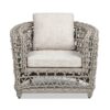 Everly - Frame Barrel Deep Seating Patio Arm Chair Axroma Olefin - Oat Beige - Image 12