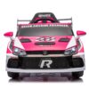 12V4A 20W*2 One Button Start, Forward And Backward, High And Low Speed, Music, Front Light, Power Display, Two Doors Can Open, 2.4G R / C, Seat Belt Four Wheel Absorber Kids Ride On Car - Pink - Image 10