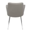 Andrew - Contemporary Dining / Chair (Set of 2) - Chrome / Gray - Image 5