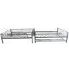 Full Over Full Bunk Bed With Shelf And Guardrails - Black - Image 5