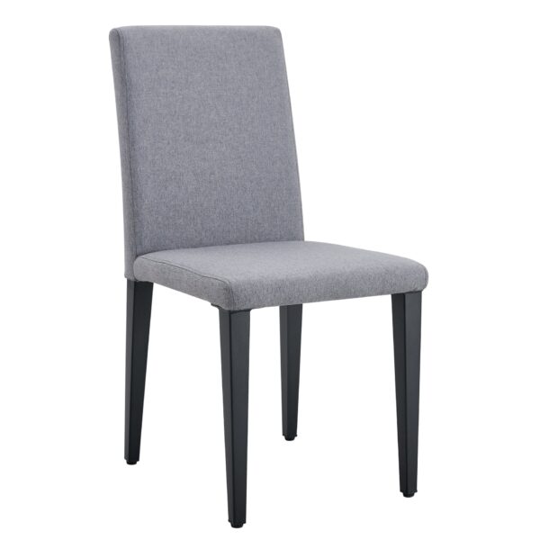 Exquisite Linen Cotton Dining Chairs (Set of 4), Simple And Versatile Design With Comfortable Seating - Light Gray