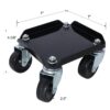 Heavy Duty Snowmobile Dolly With V Slide And Swivel Casters Steel, 1500Lbs Capacity - Black - Image 17