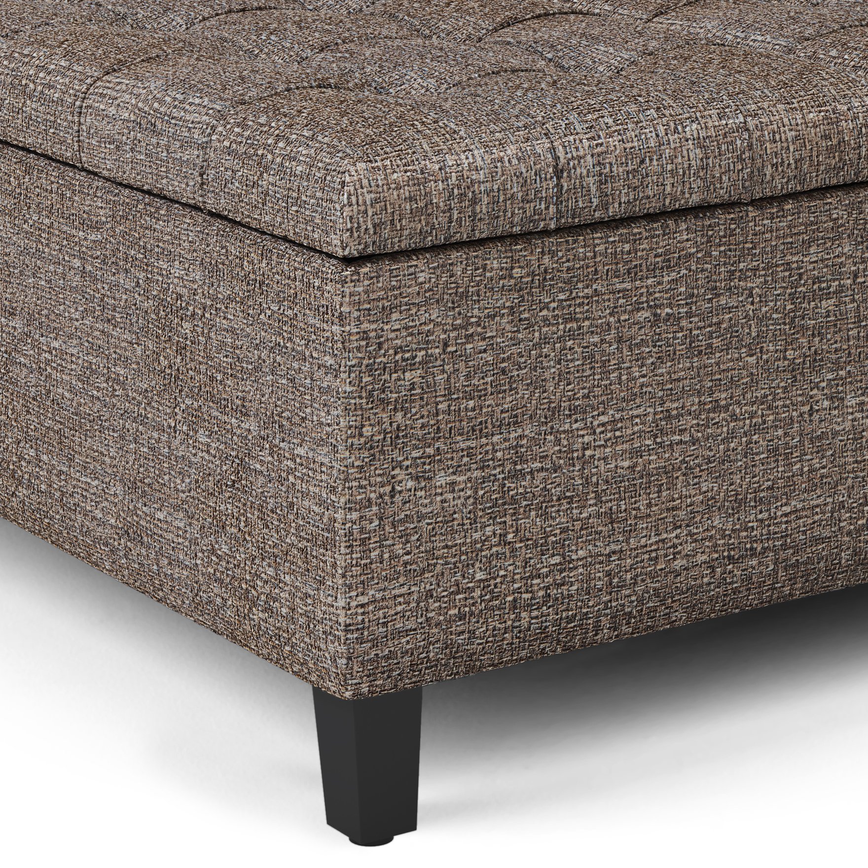Harrison - Coffee Table Storage Ottoman - Mink Brown - Image 3