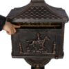 Cast Aluminum Mail Box, Postal Box, Mailbox - Bronze - Image 4
