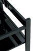 Glass Lift Top Coffee Table, Modern Simple 2-Layer Tempered Glass Coffee Table For Living Room - Black - Image 13