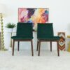 Monza - Dining Chair (Set of 2) - Dark Green - Image 10