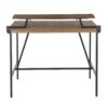 Gia - Industrial Counter Table - Black / Brown - Image 4