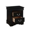Louis Philippe - Nightstand - Black - Image 3