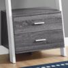 Bookshelf, Bookcase, Etagere, Ladder, 4 Tier, For Office, Contemporary & Modern - Gray - Image 2