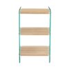 Modern 3 Layer Bedside Cabinet With Storage Function In Wood And Tempered Glass - Wood - Image 11