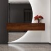 Premium Ebony 60" Bathroom Cabinet With Soft Close Drawer And Float Mounting Design Excluding Sink - Brown Ebony - Image 4