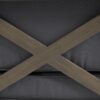 Brava - X Back Left Right Corner Bench Set - Dark Gray - Image 13