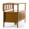 Adams - Entryway Storage Bench - Light Avalon Brown - Image 4