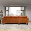 Juno - Sectional Left Waxy Sofa - Cognac - Image 4