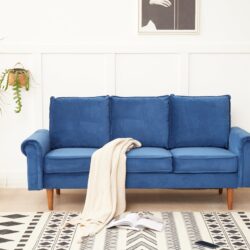 Plush Comfort Sofa - Space Blue
