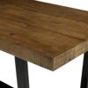 Modern Distressed And Open Frame Dining Table - Oak - Image 4