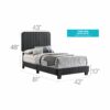 Lodi - Twin Bed - Black - Image 3