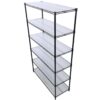 84" x 48" x 20" 6 Tier 6000Lbs Capacity Nsf Metal Shelf Wire Shelving Unit, Heavy Duty Adjustable Storage Rack With Wheels & Shelf Liners For Commercial Grade Utility Steel Storage Rack - Black - Image 7