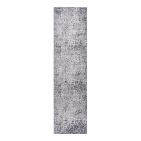 Marfi - 2' X 8' Abstract Runner Rug - Light Gray