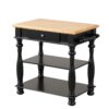 Kitchen Island - Black - Image 4