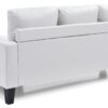 Jenna - Sofa Chaise - White - Image 3